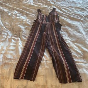 NWT Xs Stripe jumpsuit